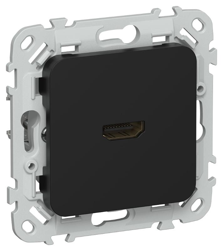 FLITE Розетка HDMI РШДМА-ФлЧ черный | FI-H10-K02 | IEK — IEK (ИЭК)