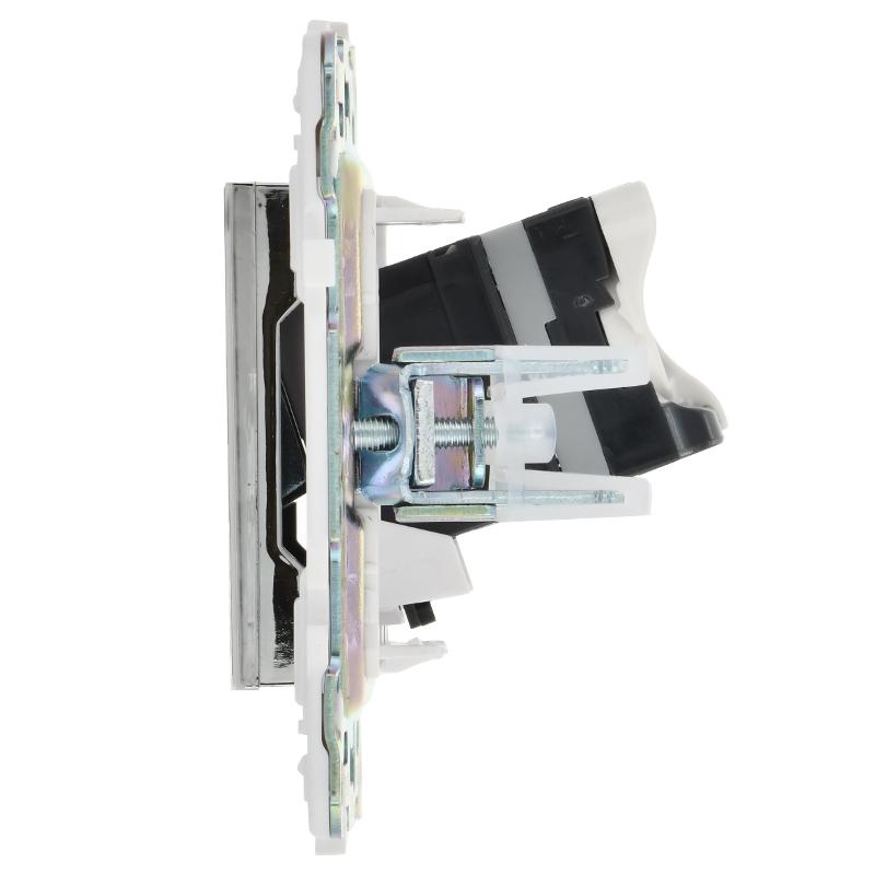 SKANDY Розетка компьютерная RJ45 кат.5E SK-K01N никель | SK-K10-1-K50 | IEK — миниатюра 3