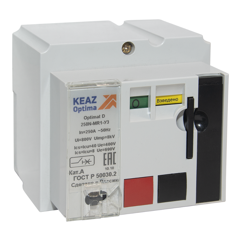Привод двигательный OptiMat D100, D160, D250-230AC-У3 | 247695 | КЭАЗ — КЭАЗ (Курский электроаппаратный завод)