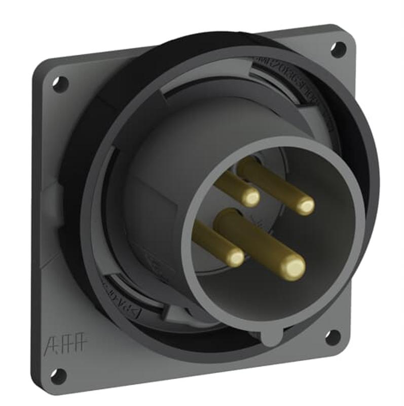 Вилка с прямым фланцем Easy&Safe 316EBU5W,16A,3P+E,IP67,5ч|2CMA101263R1000| ABB — ABB