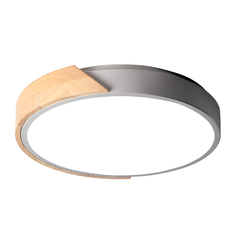 Светильник светодиодный бытовой PPB Sсandic-R 36w 4000K GR/W дерево IP20 D380*50 — миниатюра 1