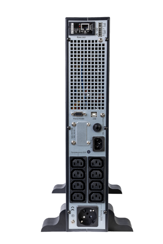 ИБП SRTSE 2 поколения 1000 ВА/Вт, 2U, 8 C13+1 Schuko, USB, RS-232, сухие контакты, SNMP-карта | SRTSE1000RTXLIG2-NC | SE — миниатюра 4