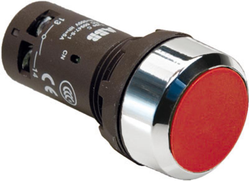Кнопка CP1-30R-02 красная без фиксации 2HЗ | 1SFA619100R3051 | ABB — ABB