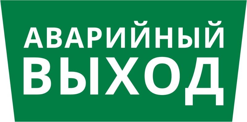Пиктограмма ДСО-101-IP65 "Аварийный Выход" | 62296DEK | DEKraft — фото 1 | Sento