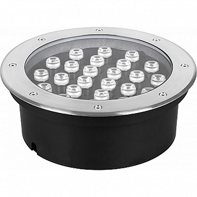 SP2708 Светильник тротуарный, 24LED холодный белый, 24W 250*H90mm, IP67 | 32137 | FERON — Feron