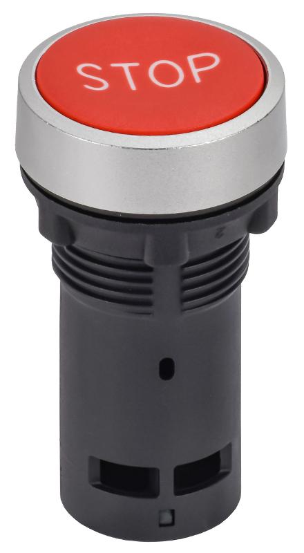 Кнопка IP65 с марк. "STOP" моноблок 1NC красная MASTER | MI-BT70-SP-2-22-K04 | IEK — IEK (ИЭК)