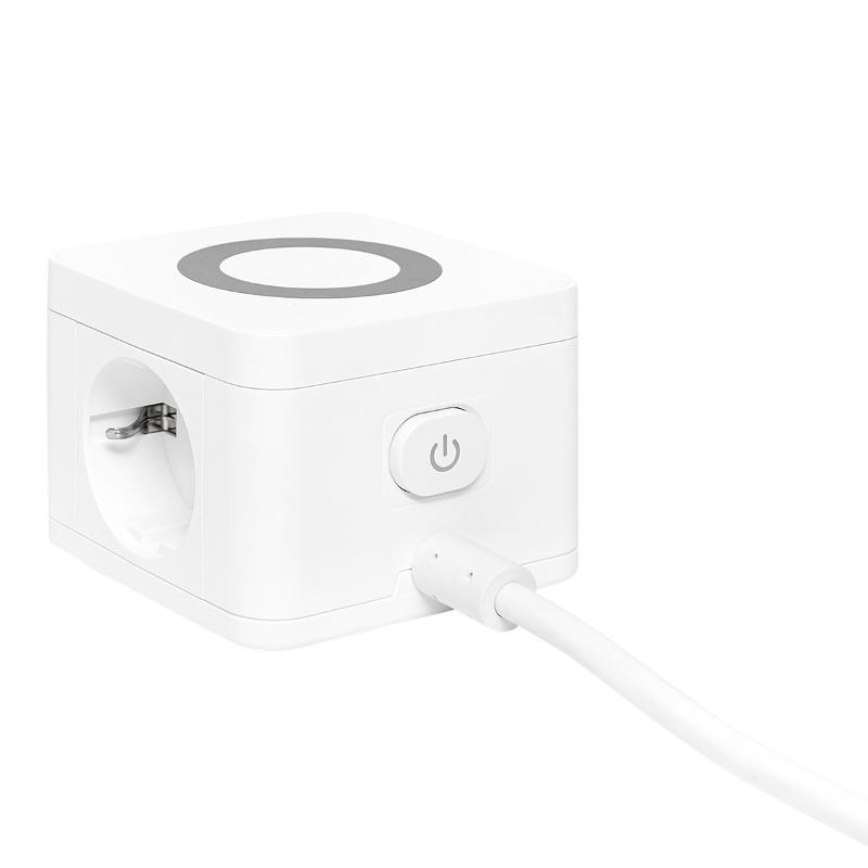 Удлинитель "Куб" 2 гнезда 3USB 2,4А+зарядное устройство 1,3 метра 1мм2 | UBA-CUB-3-WC | EKF — миниатюра 17