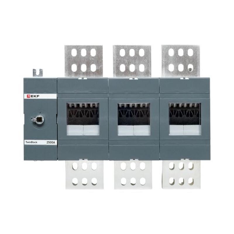 Рубильник 2500A 3P без рукоятки управления TwinBlock | tb-s-2500-3p | EKF — миниатюра 3