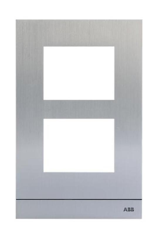 Рамка станции вызова, размер 1/2, серебристый|51022CF-A| ABB — ABB
