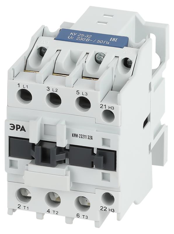 Контактор PRO KKM21-032-230-01-E КМИ-23211 32А 230В/АС3 1НЗ | Б0050440 | ЭРА — миниатюра 1