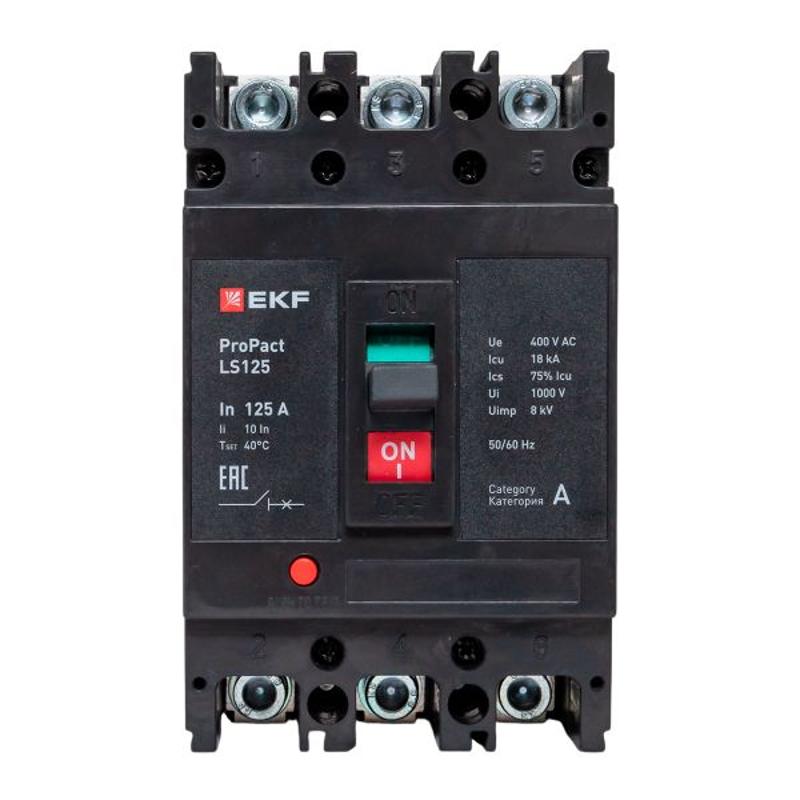 Выключатель автоматический LS125 18кА 3P 125А ProPact | mccb-125-18-3-125-ls | EKF — миниатюра 7