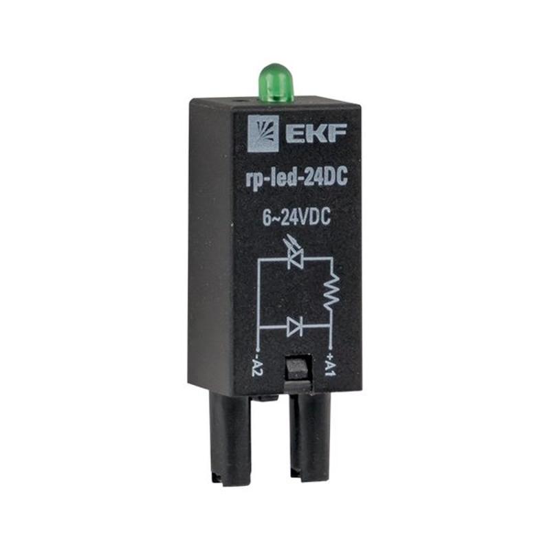 Модуль светодиодный 24 VDC для промежуточных реле RP EKF AVERES | rp-led-24DC | EKF — EKF