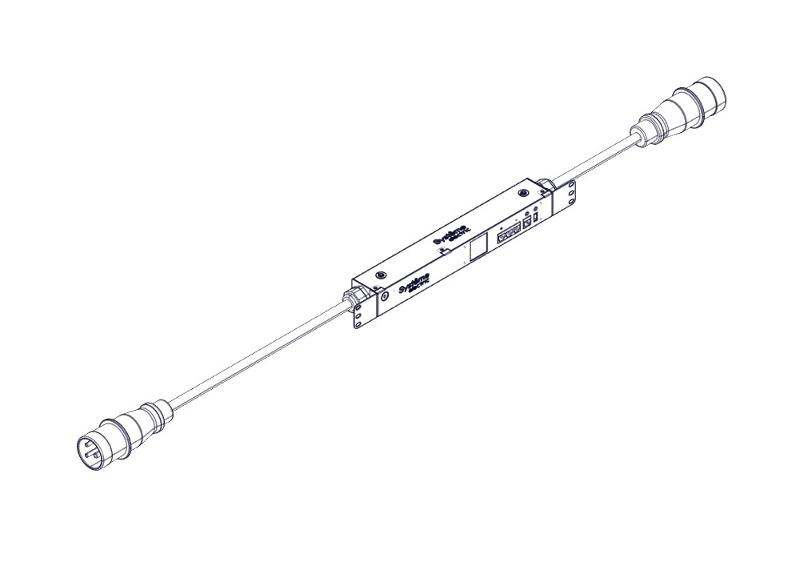 БРП, с мониторингом, серия Uniprom, 0/1U, 240В, 1Ф, 16A, вход IEC309, выход IEC309 | UP7152 | SE — миниатюра 4