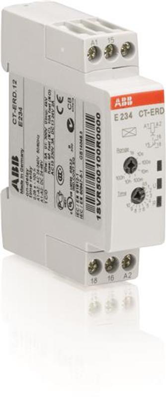 Реле времени CT-ERD.12 мод.(задер.на вкл.) 24-48B DC.24-240B AC(0.05с...100ч)1ПК | 1SVR500100R0000 | ABB — ABB
