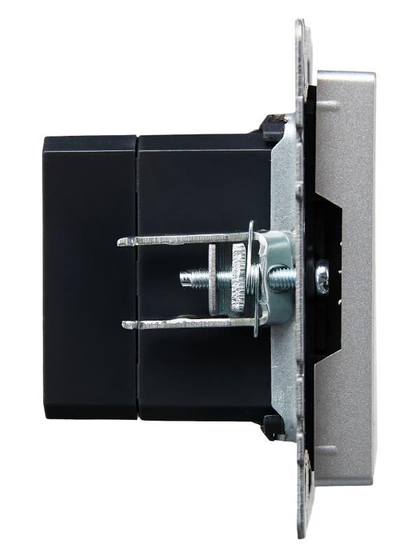 BRITE Розетка USB A+C 18Вт РЮ11-1-БрА алюминий | BR-U22-018-K47 | IEK — миниатюра 3