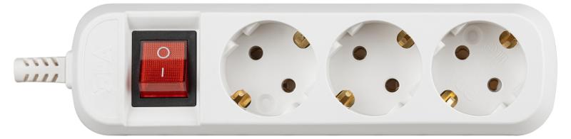 Колодка 3гн KX-3es зазeмл, выкл | Б0028342 | ЭРА — миниатюра 3