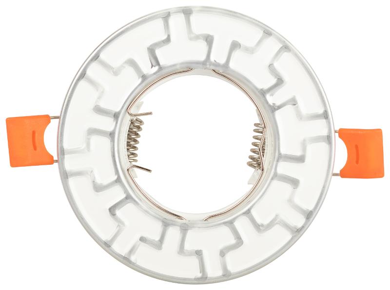 Светильник встраиваемый ST5 CH/WH штампованный MR16,12V/220V, 50W белый/хром | Б0036484 | ЭРА — миниатюра 3