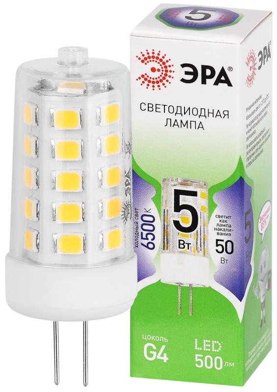 Лампа светодиодная  GREEN LINE LED G4-JC-5W-865-12V GL G4 5Вт капсула холодный свет | Б0067146 | ЭРА — ЭРА (Энергия света)