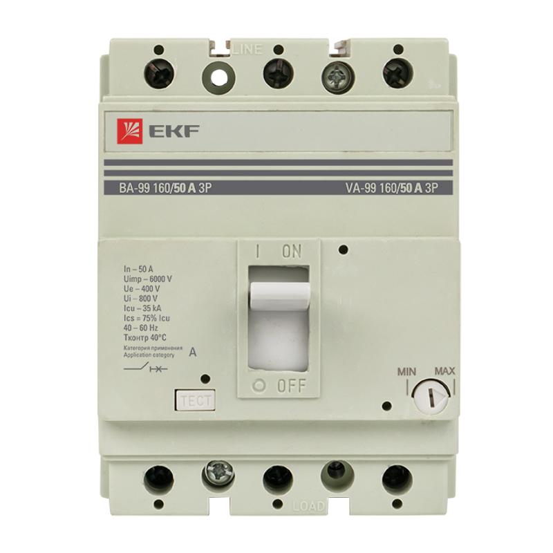 Выключатель автоматический ВА-99 160/50А 3P 35кА EKF PROxima | mccb99-160-50 | EKF — миниатюра 4