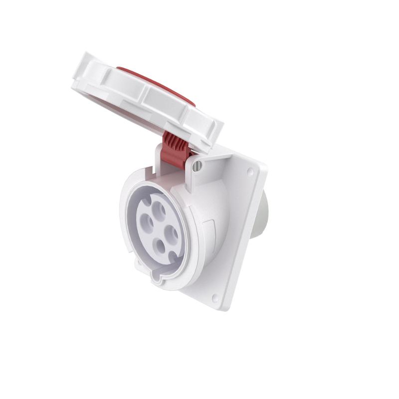 Розетка скрытой установки с наклоном IP67 32А 3P+E 400В | DIS4183266 | DKC — миниатюра 1