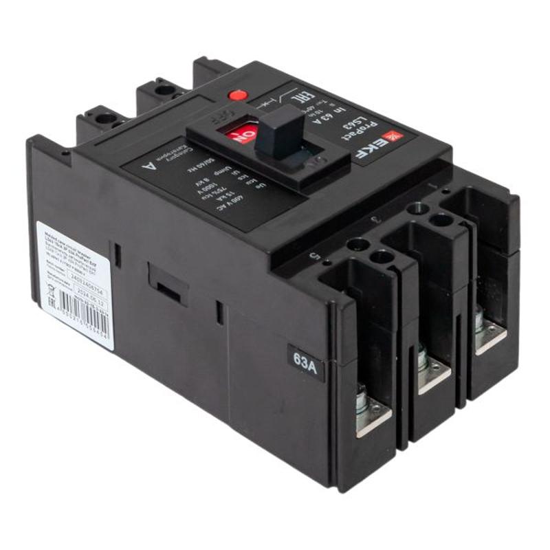 Выключатель автоматический LS63 15кА 3P 63А ProPact | mccb-63-15-3-63-ls | EKF — миниатюра 9