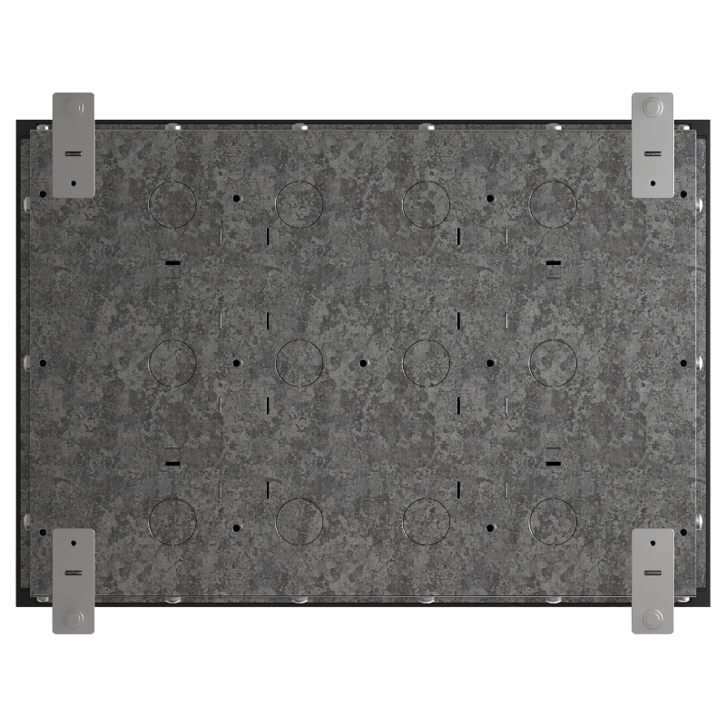 MultiDesk Люк на 16 модулей IP40 для бетонных полов с монтажной коробкой, тип MDK10 | MDK10216 | SE — миниатюра 3