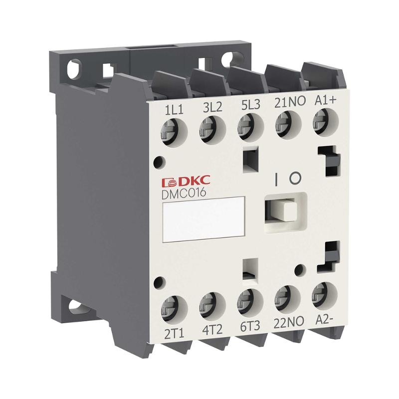 Миниконтактор YON DMC016 16A 7,5кВт AC3 3P кат. 220В AC 1НО | DMC016-3C10A230 | DKC — DKC (ДКС)