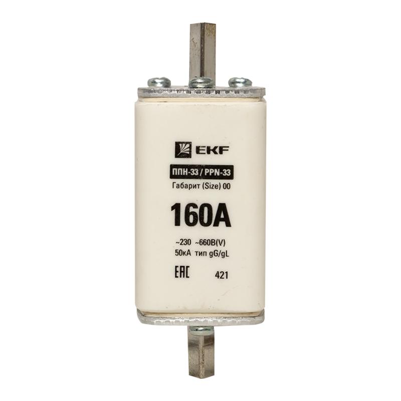 Плавкая вставка ППН-33 160/160А габарит 00 | fus-33/160 | EKF — миниатюра 5