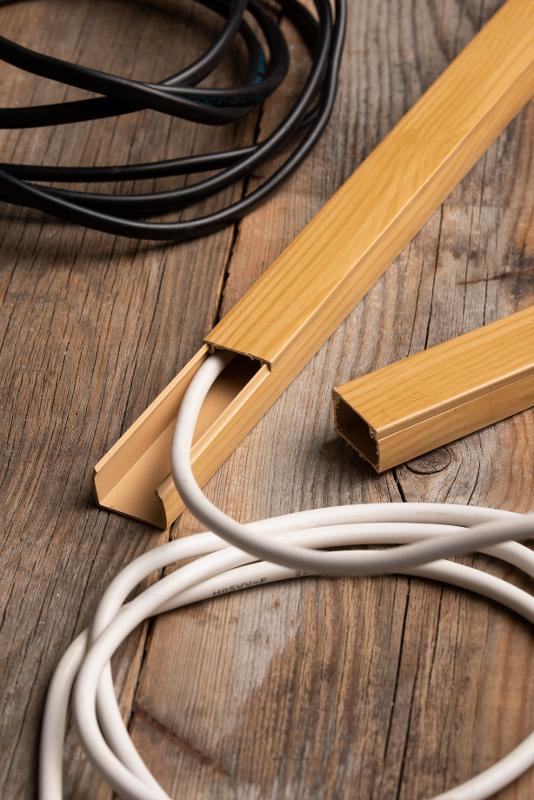 Канал кабельный   под светлое дерево (20х10) (96м.) Plast EKF PROxima | kk-20-10w | EKF — миниатюра 3
