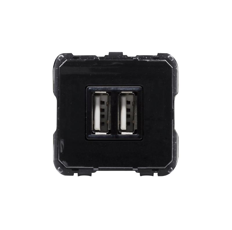 Механизм USB зарядного устройства, 2х750 мА / 1х1500 мА, серия OLAS/Tacto/SKY|2CLA818500A1001| ABB — ABB