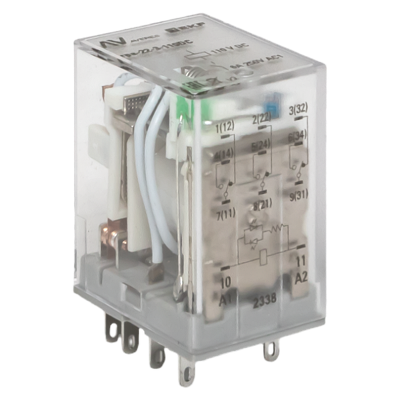 Реле промежуточное RPA 22/3 6A 110В DC  AVERES |rpa-22-3-110DC| EKF — миниатюра 13