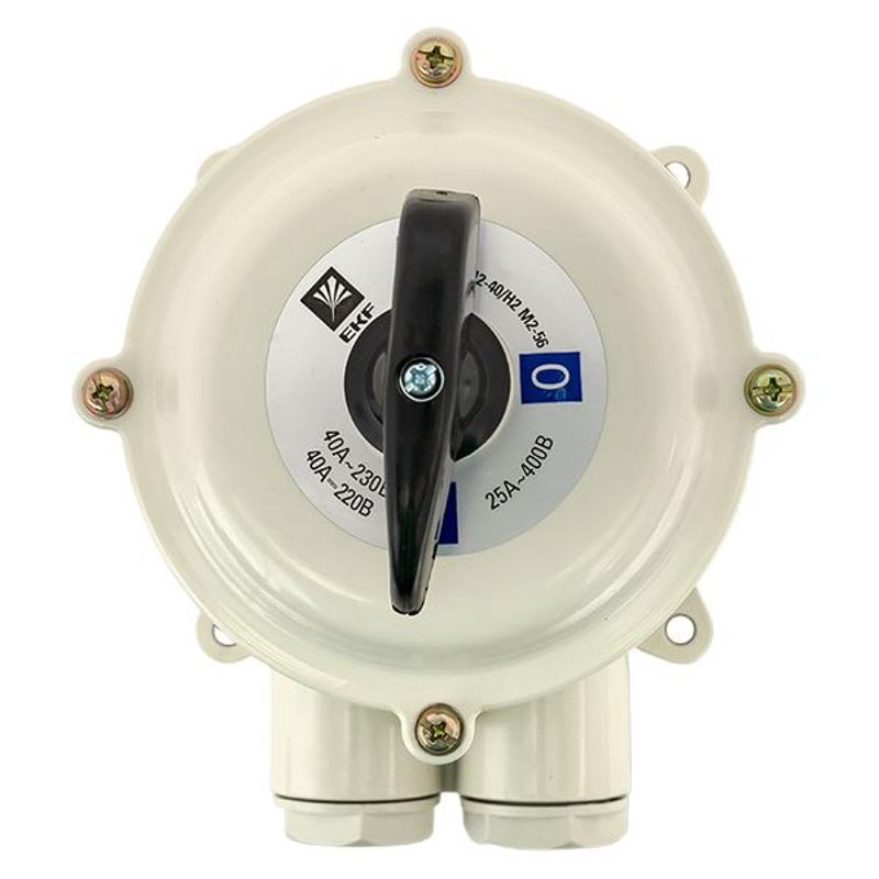Пакетный  переключатель ПП 2-40/Н2 М2 пл. IP56 EKF PROxima | pp-2-40-4 | EKF — миниатюра 11
