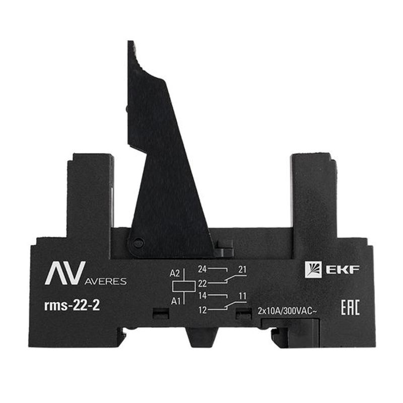 Разъем для реле РM slim 22/2 AVERES | rms-22-2 | EKF — миниатюра 3