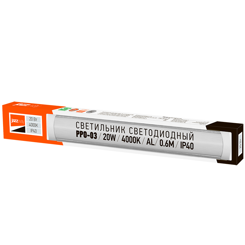 Светильник светодиодный линейный PPO-03 600 20W 4000K AL IP40 180-240V | .5040267A | Jazzway — миниатюра 5