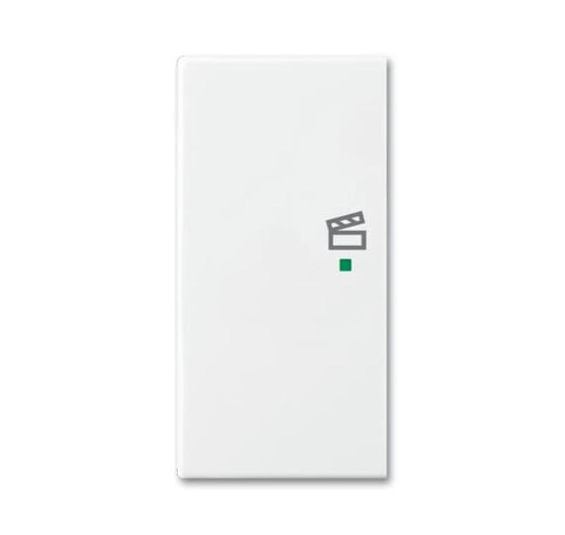 SRS-2-L-94 Клавиша двойная левая free@home, сцена, Basic 55, цвет альпийский белый | 6220-0-0677  | 2CKA006220A0677 | ABB — ABB