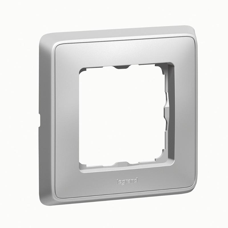 Cariva DIY Рамка 1 пост алюминий | 695964 | Legrand — Legrand