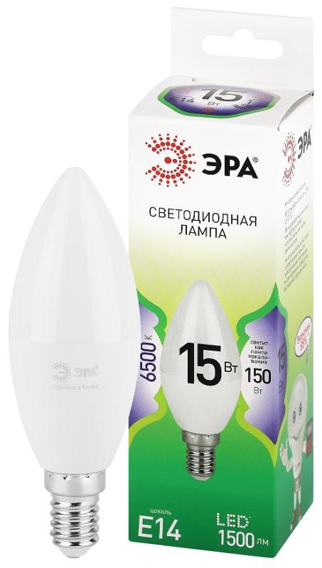 Лампа светодиодная GREEN LINE LED B35-15W-865-E14 GL E14 15 Вт свеча холодный свет | Б0067091 | ЭРА — ЭРА (Энергия света)