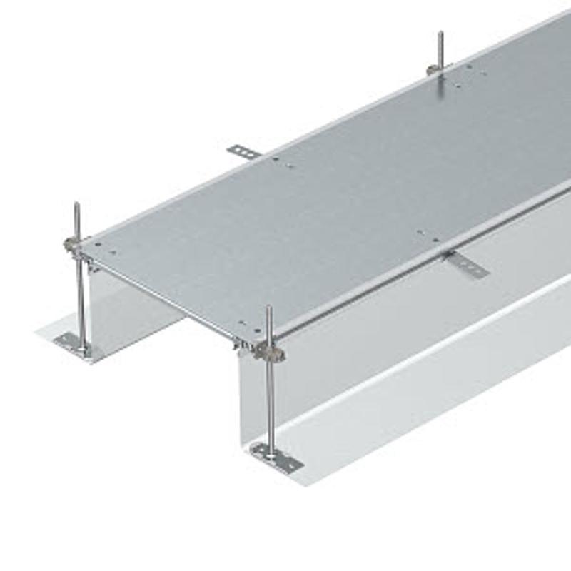 Секция кабельного канала OKA-G глухая, с фиксаторами 2400x600x240 мм (сталь) (OKA-G60040240R) | 7424068 | OBO Bettermann — OBO Bettermann