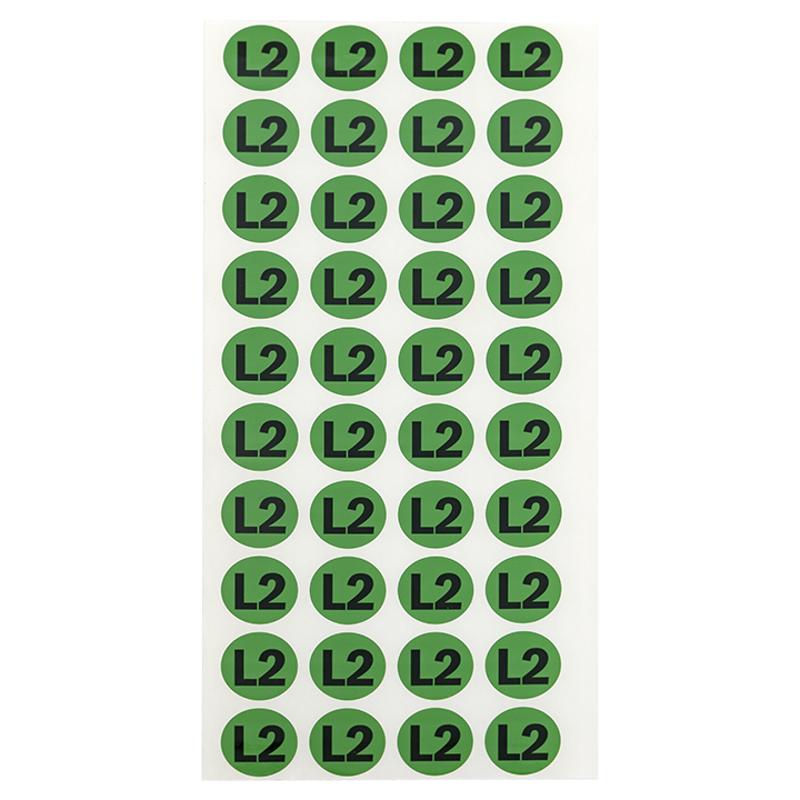 Наклейка "L2" d=20мм PROxima | an-2-15-1 | EKF — миниатюра 2