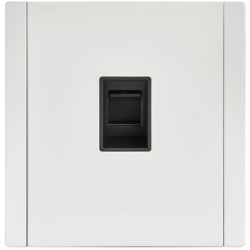 FORTE&PIANO Розетка комп. RJ45 кат.5E FP232M белый | FP-K10-1-M-K01 | IEK — миниатюра 2