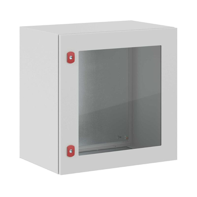 Корпус сварной навесной ST с прозрачной дверью и М/П ВхШхГ  600 x 600 x 400 | R5STX0664 | DKC — миниатюра 1