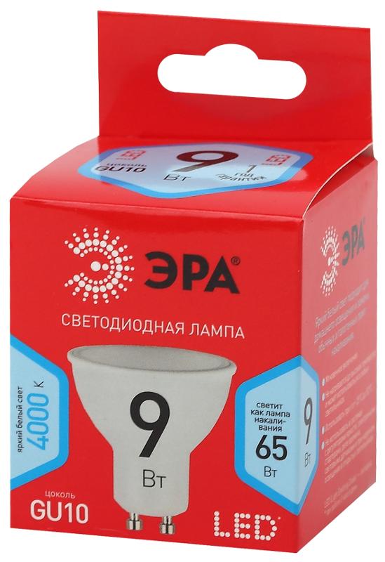 Лампа светодиодная RED LINE LED MR16-9W-840-GU10 R GU10 9 Вт софит нейтральный белый свет | Б0050692 | ЭРА — миниатюра 5