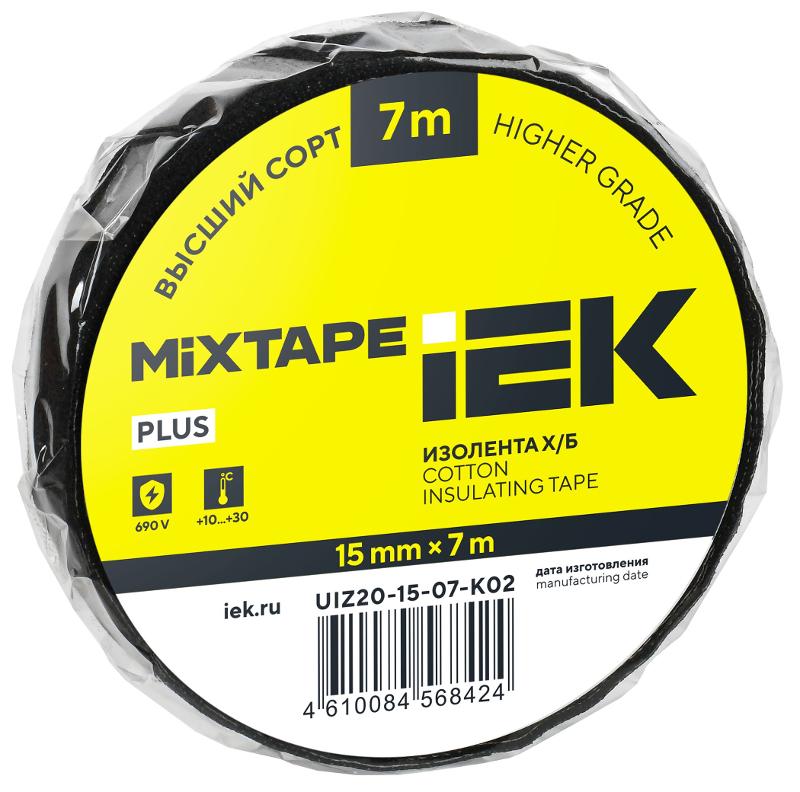 Изолента Х/Б MIXTAPE 5 15мм 7м  | UIZ20-15-07-K02 | IEK — IEK (ИЭК)