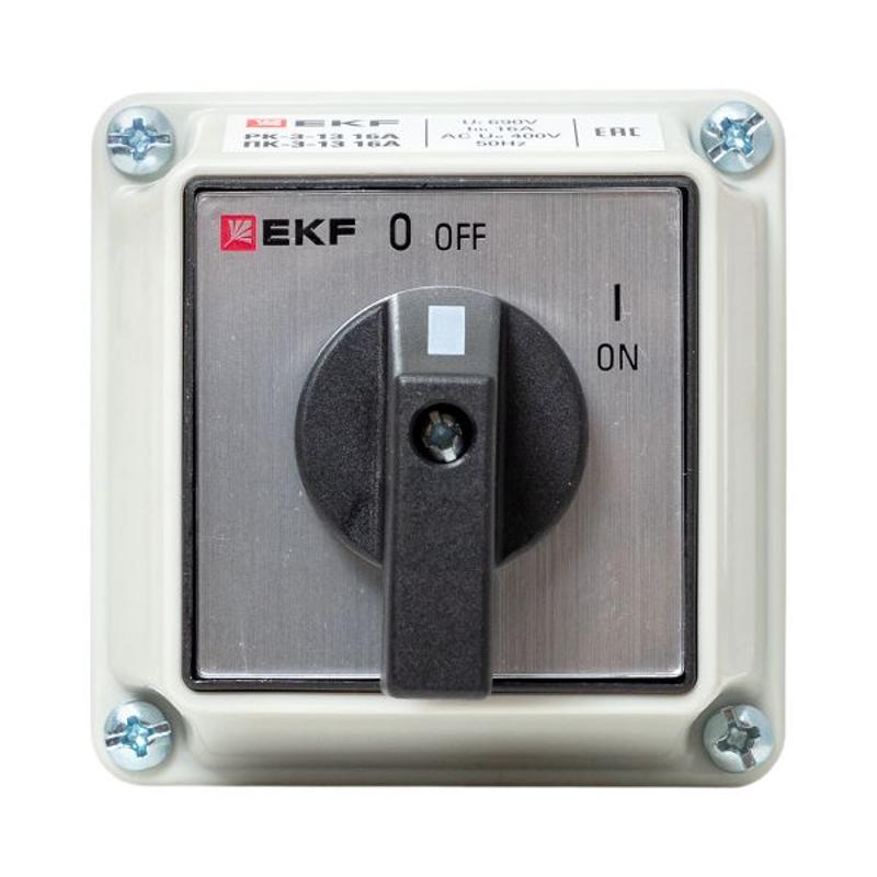 Переключатель кулачковый ПК-3-13 16А 3P "ВКЛ-ВЫКЛ" IP65 EKF PROxima | pk-3-13-16 | EKF — миниатюра 22