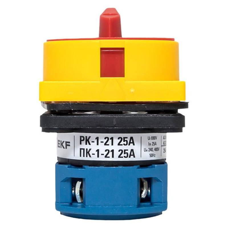 Переключатель кулачковый ПК-1-21 25А 1P "1-0-2" с блокировкой IP65  PROxima |pk-1-21-25-a65| EKF — миниатюра 17