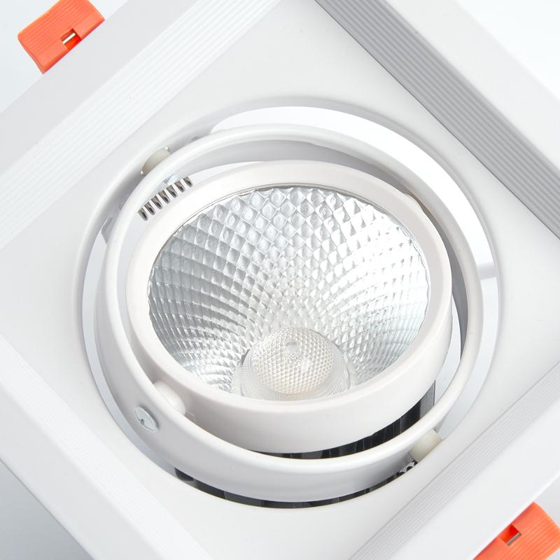 Светильник светодиодный встраиваемый карданный AL201, 1x12W, 1080 Lm, 4000К, 35 градусов, белый | 29773 | FERON — миниатюра 4