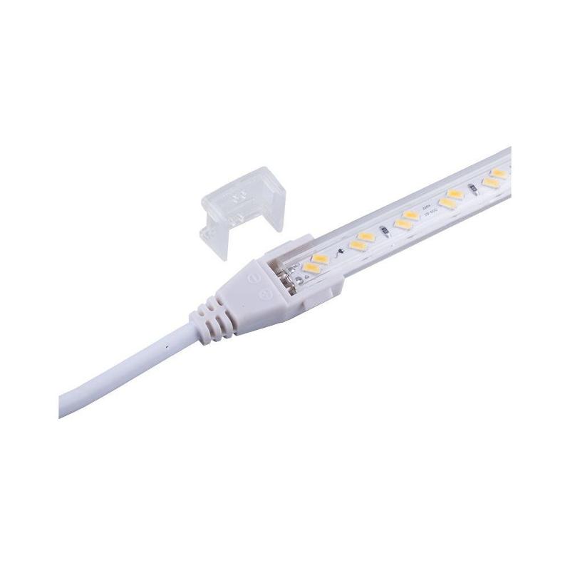 Лента светодиодная,120SMD(5730)/м 11Вт/м 220V IP65 50м, 4000K, FERON LS705 с 1 сетевым шнуром, 2 заглушками, 2 коннекторами в комплекте |48140| FERON — миниатюра 3
