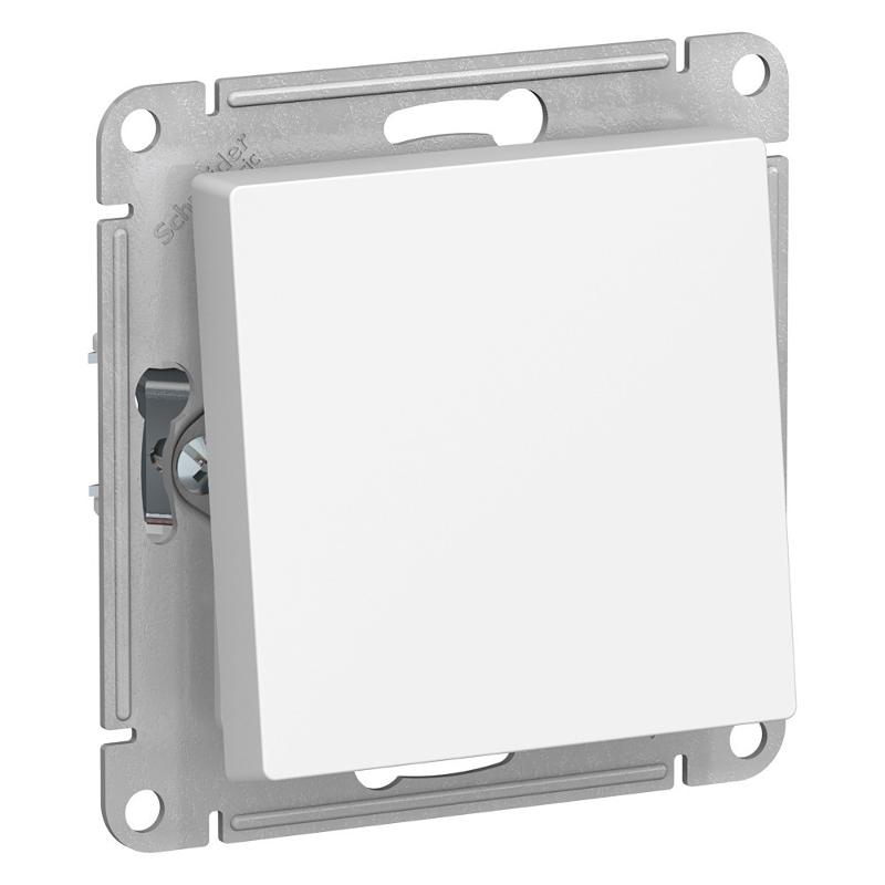 AtlasDesign Aqua Белый Выключатель/Переключатель 1-клавишный IP44, сх.6, 10АХ, механизм | ATN440161 | SE — Systeme Electric