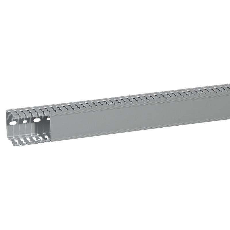 Кабель-канал (крышка + основание) Transcab - 60x60 мм - серый RAL 7030 | 636112 | Legrand — Legrand