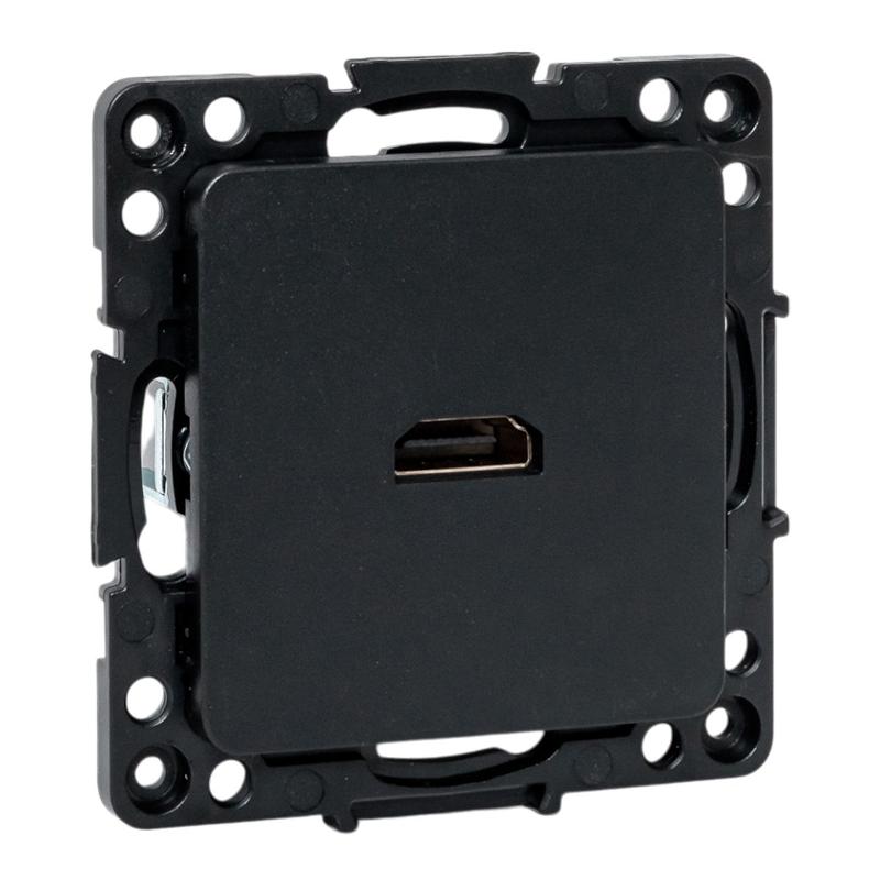 Стокгольм Механизм розетки HDMI черный | EZA00-327-10 | EKF — EKF